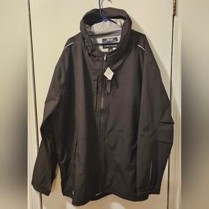 Dri Duck Storm Shield Waterproof Challenger Full Zip Rain Jacket Black 4XL NWT